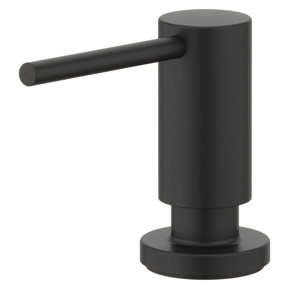 Pfister Modern Matte Black Kitchen Soap Dispenser KSD-MDRB - Touchless Automatic Soap Dispenser for Kitchen, Bathroom, and Office Sink