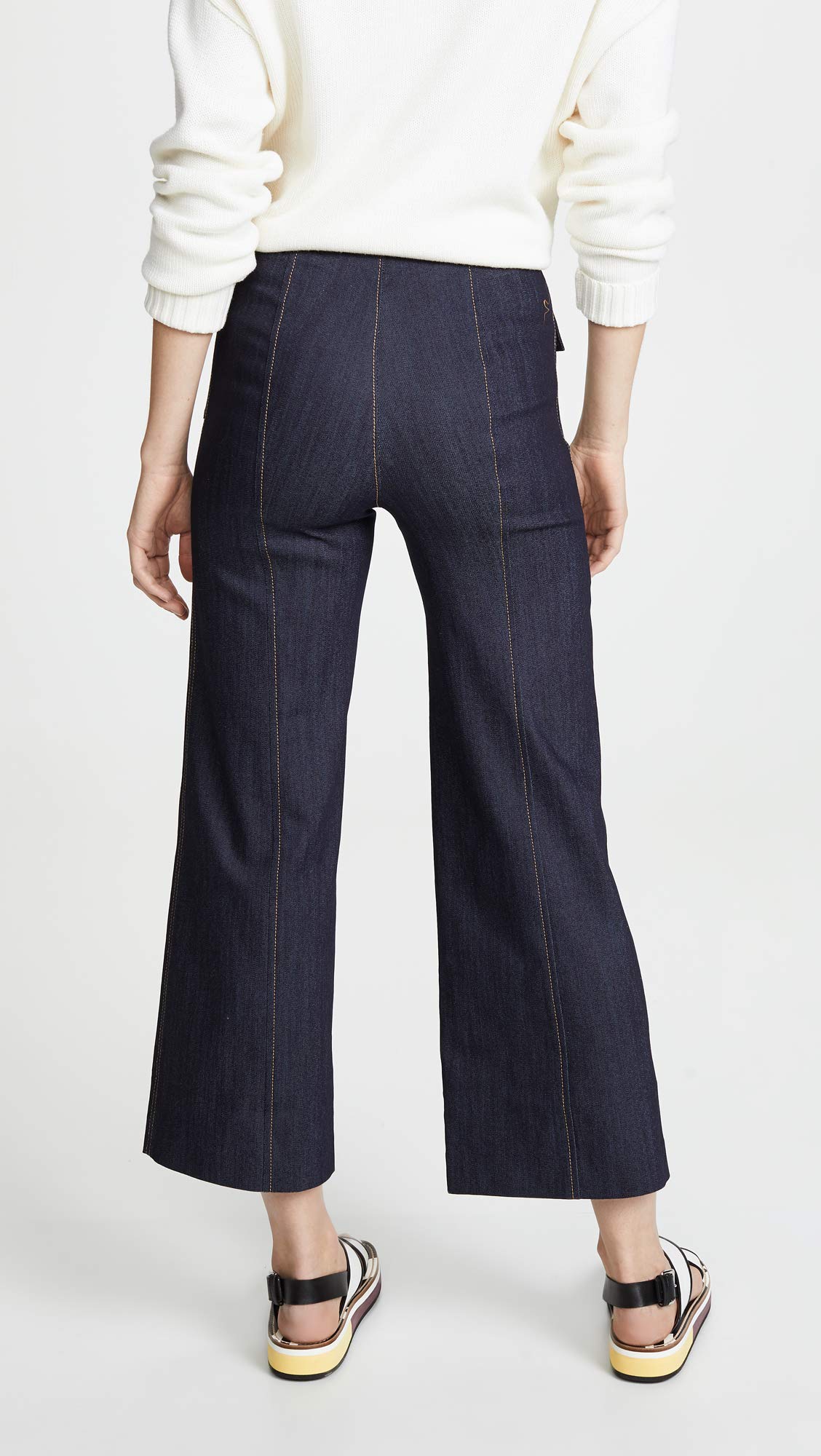 Cinq à Sept Women's Tous Les Jours Azure High-Waisted Pants - Stylish Casual & Office Wear for Everyday Comfort