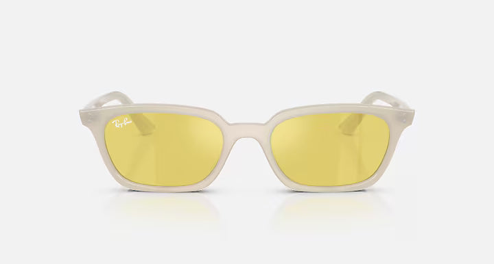 Ray Ban Zaya Sunglasses - Cloudy Warm White Lens for UV Protection & Style - Perfect for Outdoor Activities, Beach & Driving