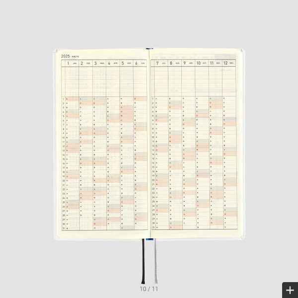 Hobonichi Techo 2025 Planner - Paddington Bear Edition: Weekly Horizontal Hardcover Notebook with January & Monday Start | Japanese Organizer for Work, School & Personal Planning