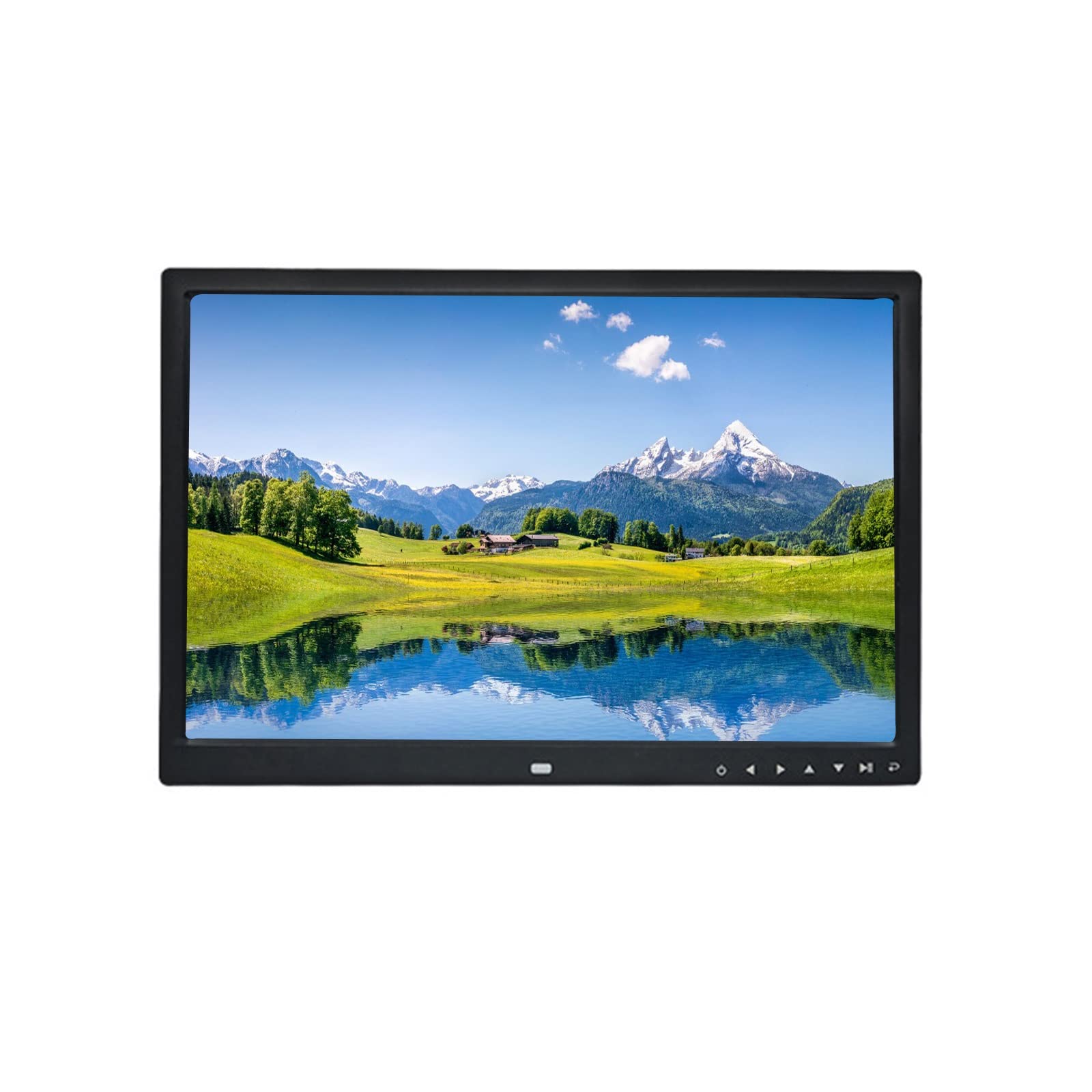 BINGQIAN 17.1 Inch Digital Photo Frame with HDMI Port - Touch Screen Portable Display, Electronic Picture Album - Perfect for Home Decor, Office Display & Gift Giving