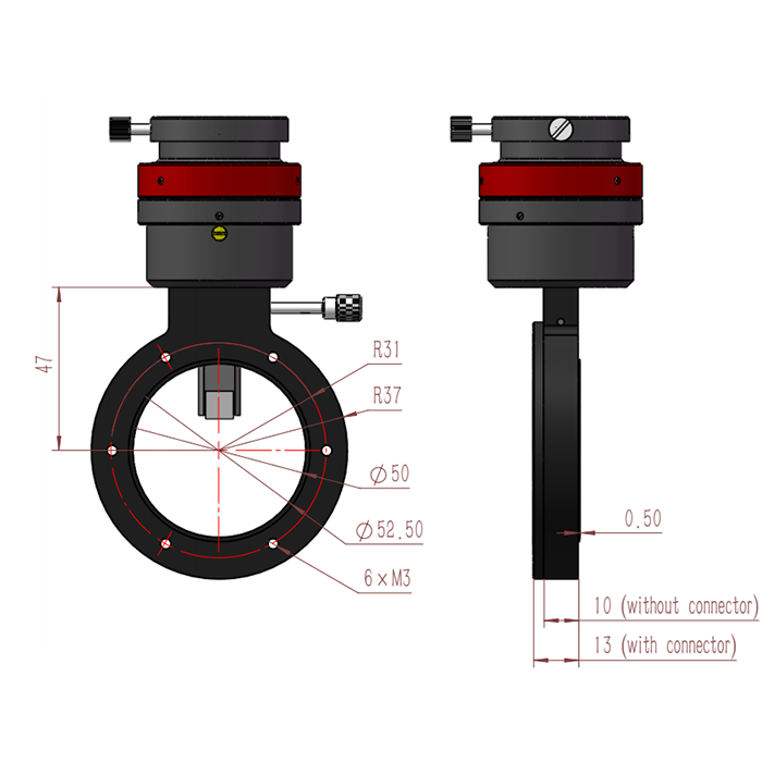 QHYCCD OAG M Off-Axis Guider for Astrophotography - Medium Size | Perfect for Telescope Guiding & Long Exposure Imaging