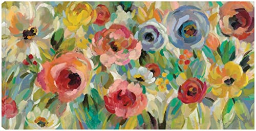 Vivid Coral Floral I