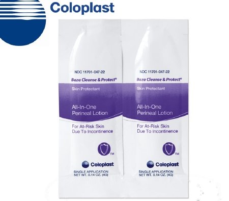 Baza Cleanse and Protect Skin Lotion - 4 gm Travel Size Packet for Wound Care, Ostomy, and Incontinence Protection