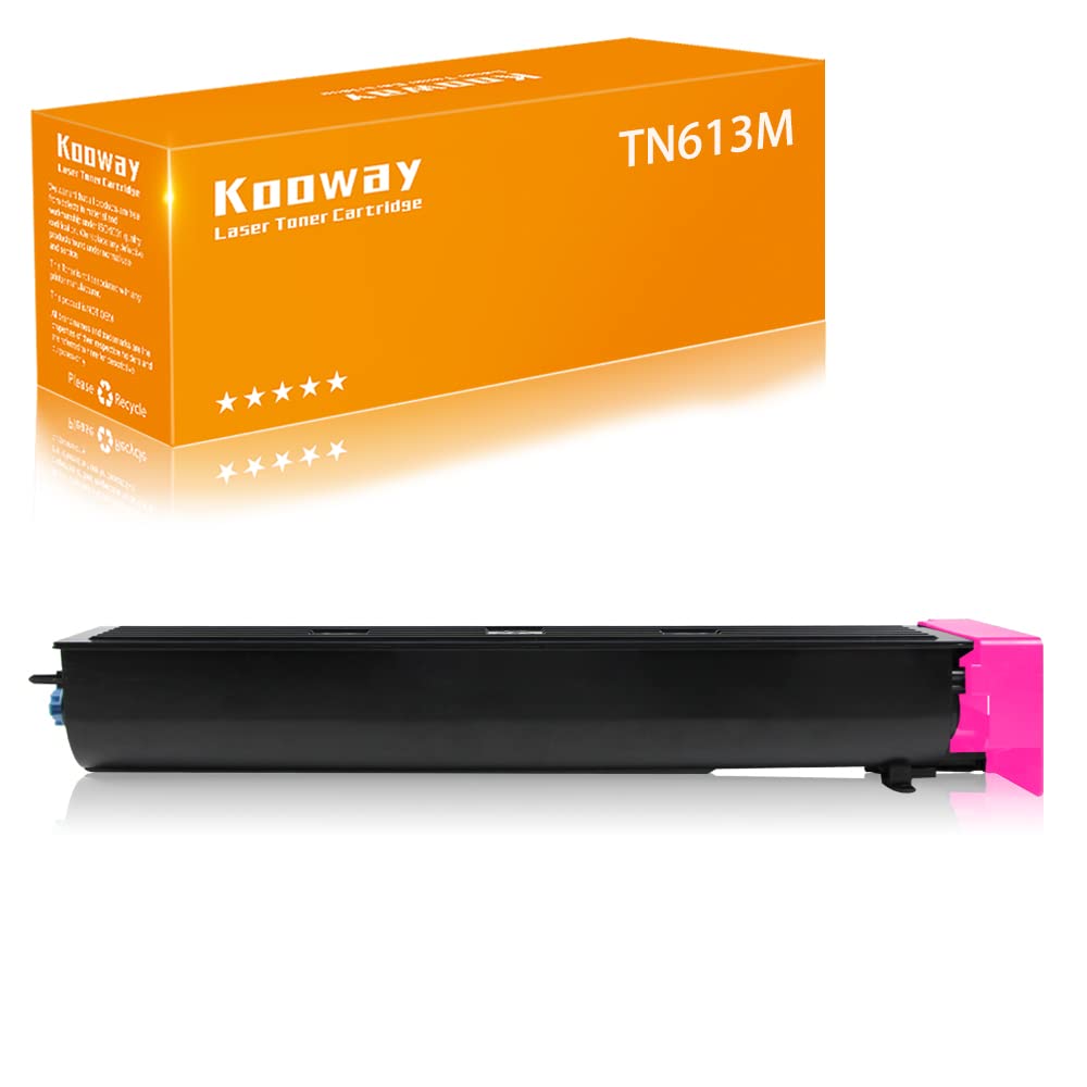 High-Yield TN613M Magenta Toner Cartridge Replacement for Konica Minolta Bizhub C552/C552DS/C652/C652DS | 30,000 Page Yield | Perfect for Office Printing & High-Volume Document Production