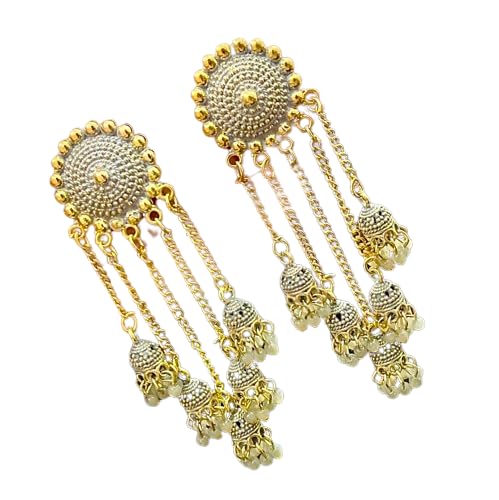 Fashionable Latkan Chain Earrings for Women & Girls - Perfect for Parties, Weddings & Everyday Wear
