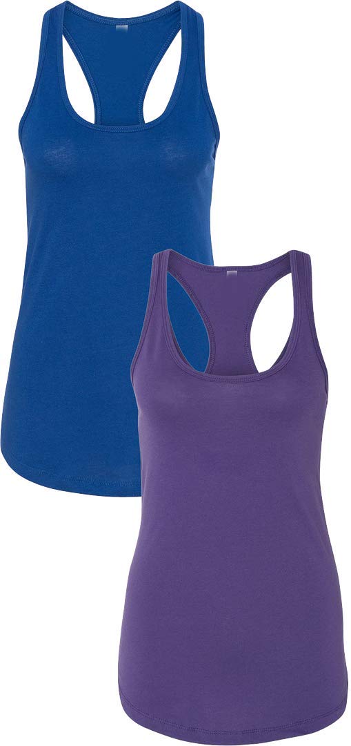 Next Level Apparel Women's Slim Fit Racerback Tank Top - Soft Breathable Workout Shirt for Yoga, Gym & Casual Wear