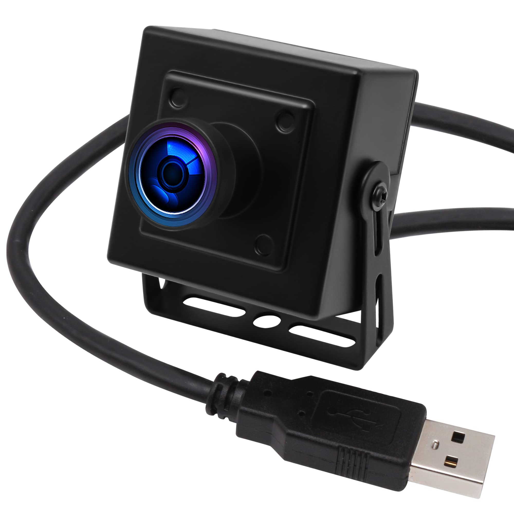 ELP 1080P USB Webcam with Built-in Microphone - UVC USB 2.0 Computer Camera for PC, Laptop & Raspberry Pi - Low Light Sony IMX323 Sensor (0.01lux) - Ideal for Video Conferencing, Online Classes, Streaming & Home Security Monitoring