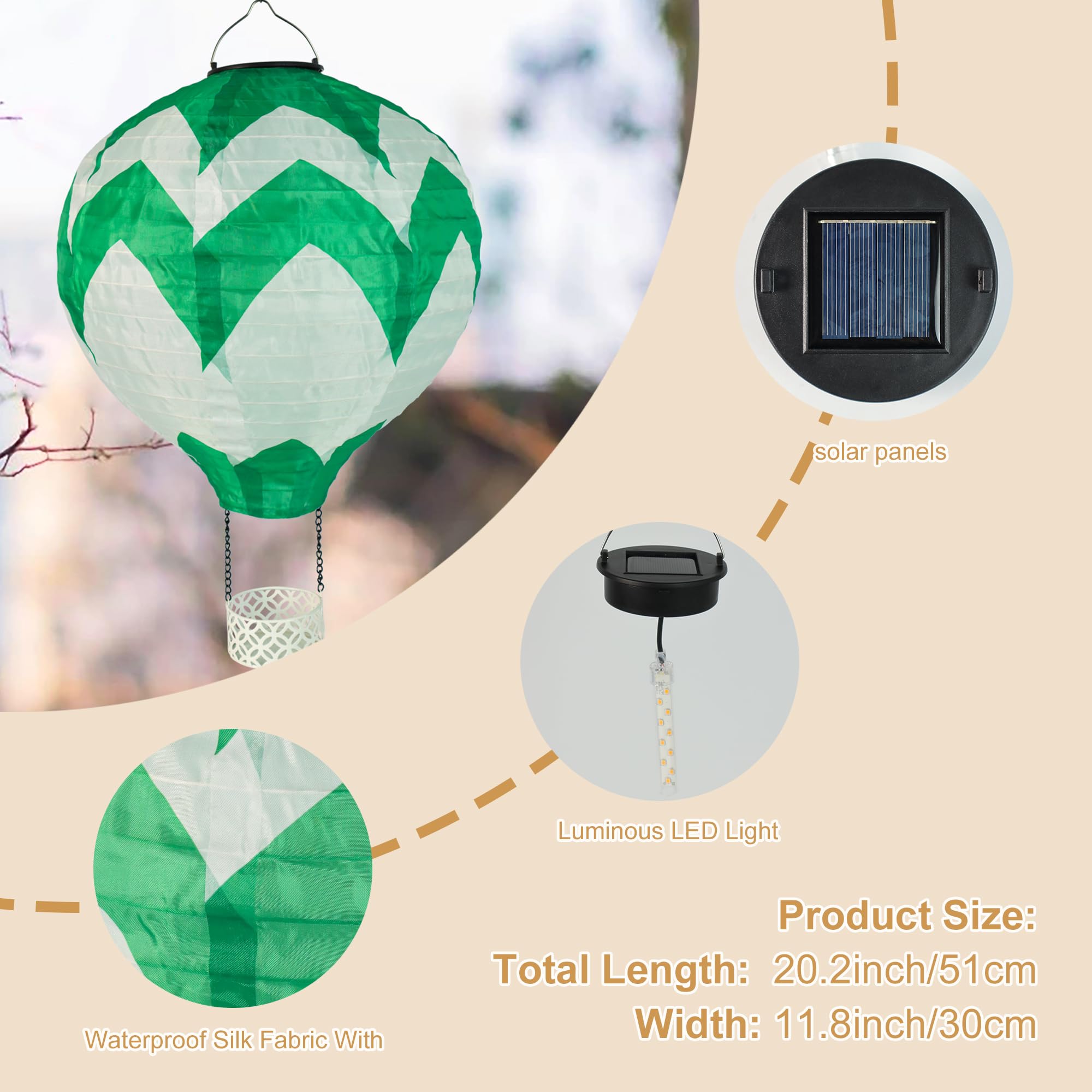 Solar Powered Flickering Flame LED Lantern - Waterproof Outdoor Hanging Lights for Garden, Yard, Patio Decor | Romantic Ambiance Lighting for Weddings, Parties & Holiday Decorations (Leaf Design)