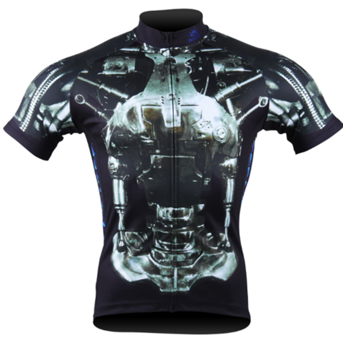 Men's Terminator Unstoppable Exoskeleton Cycling Jersey - Breathable Bike Shirt for Road & Mountain Biking - Perfect for Cycling, Training & Outdoor Sports