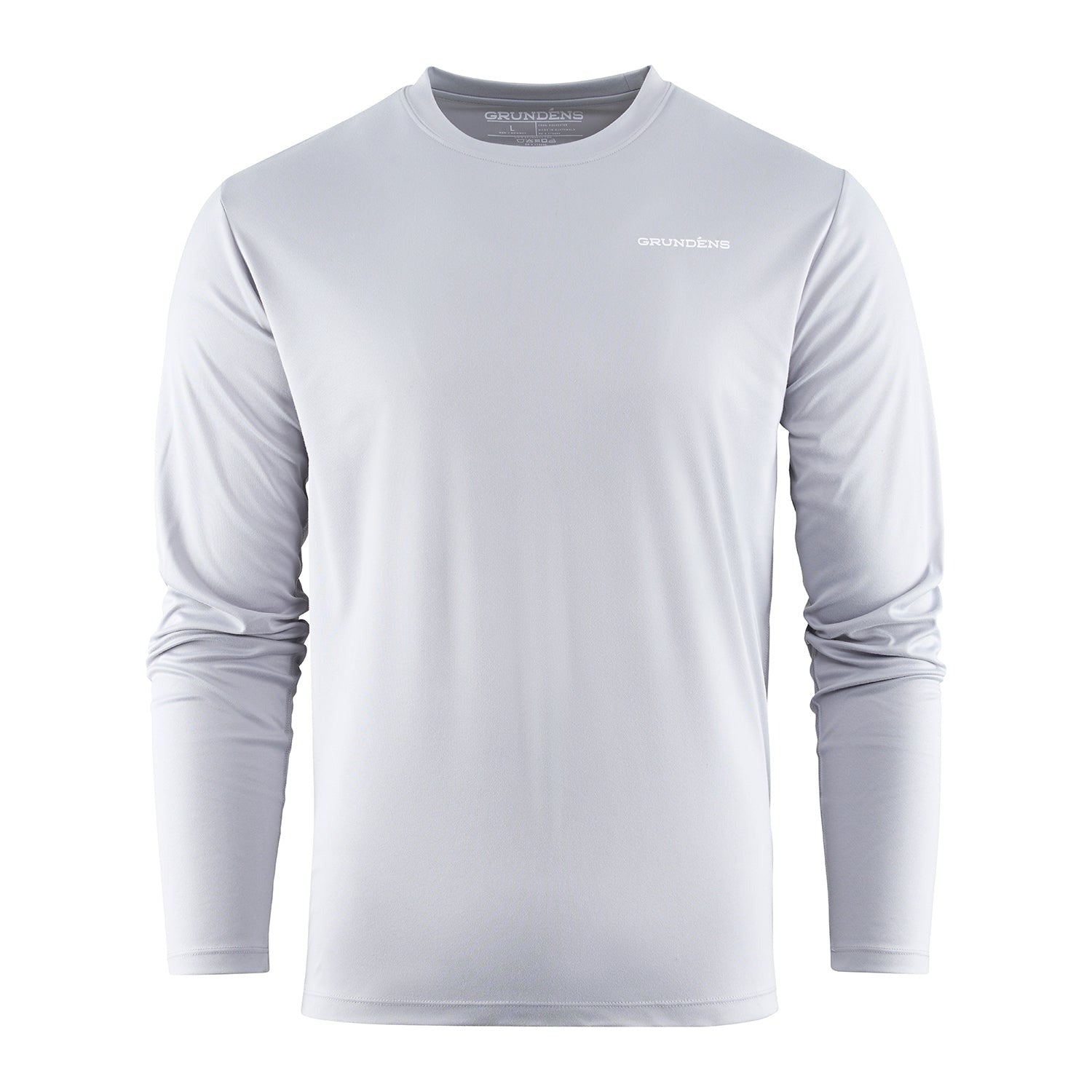 Grundens Men's Striped Bass Long Sleeve Tech T-Shirt - Moisture Wicking, Breathable Fishing Shirt for Outdoor Activities