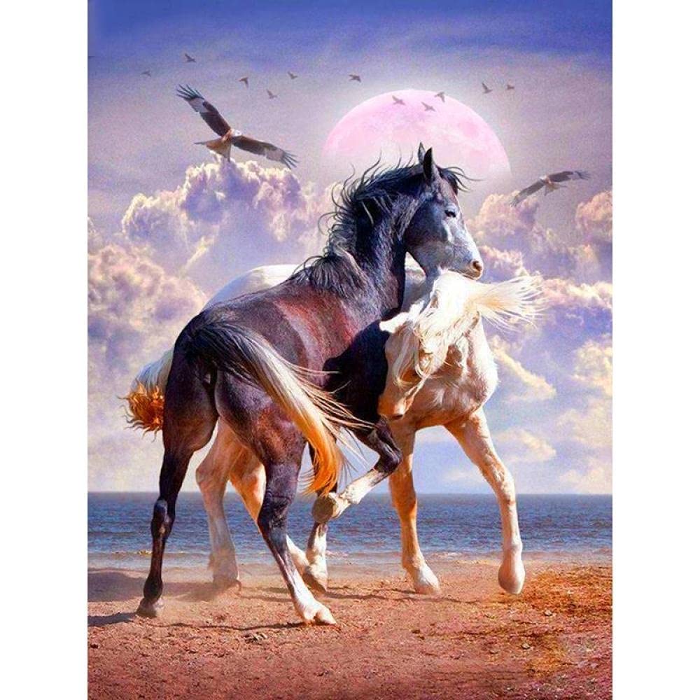 4000 Piece Jigsaw Puzzle for Adults - Large Wooden Horse Puzzle, Educational Game & Home Wall Decor - Perfect for Family Bonding, Stress Relief & Kids Learning Activities