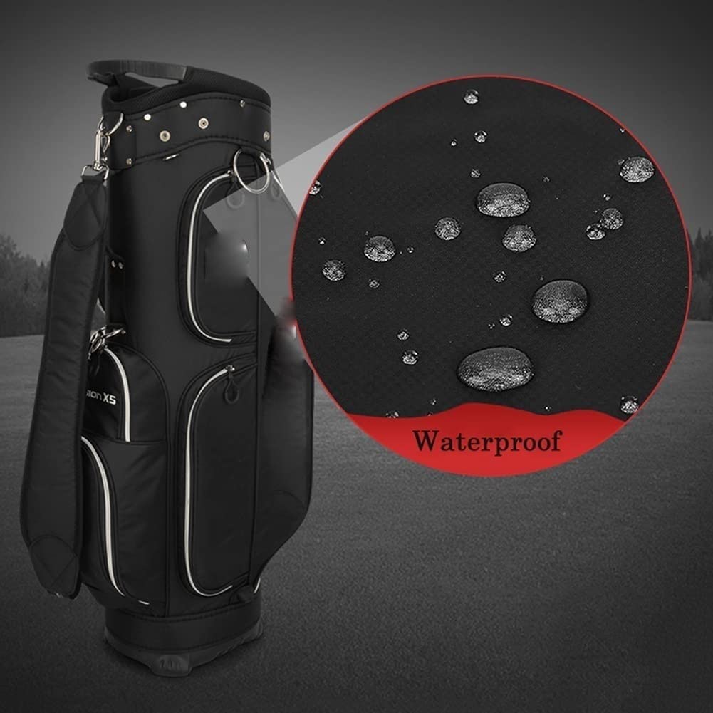 Lightweight Waterproof Golf Stand Bag for Men & Women - Durable Multifunctional Golf Club Bag with Easy Storage & Cleaning (Blue) - Perfect for Driving Range, Course & Travel
