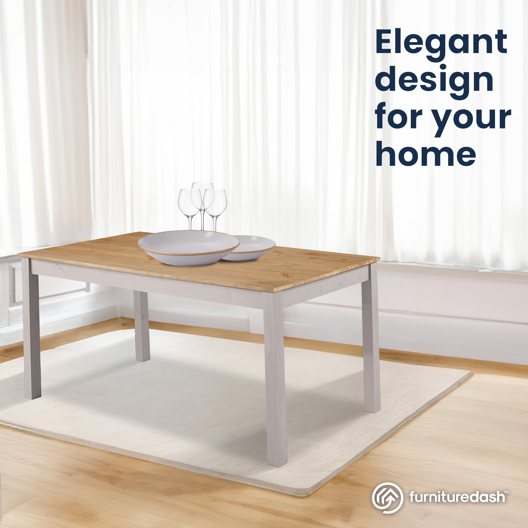 Solid Wood Dining Table 59