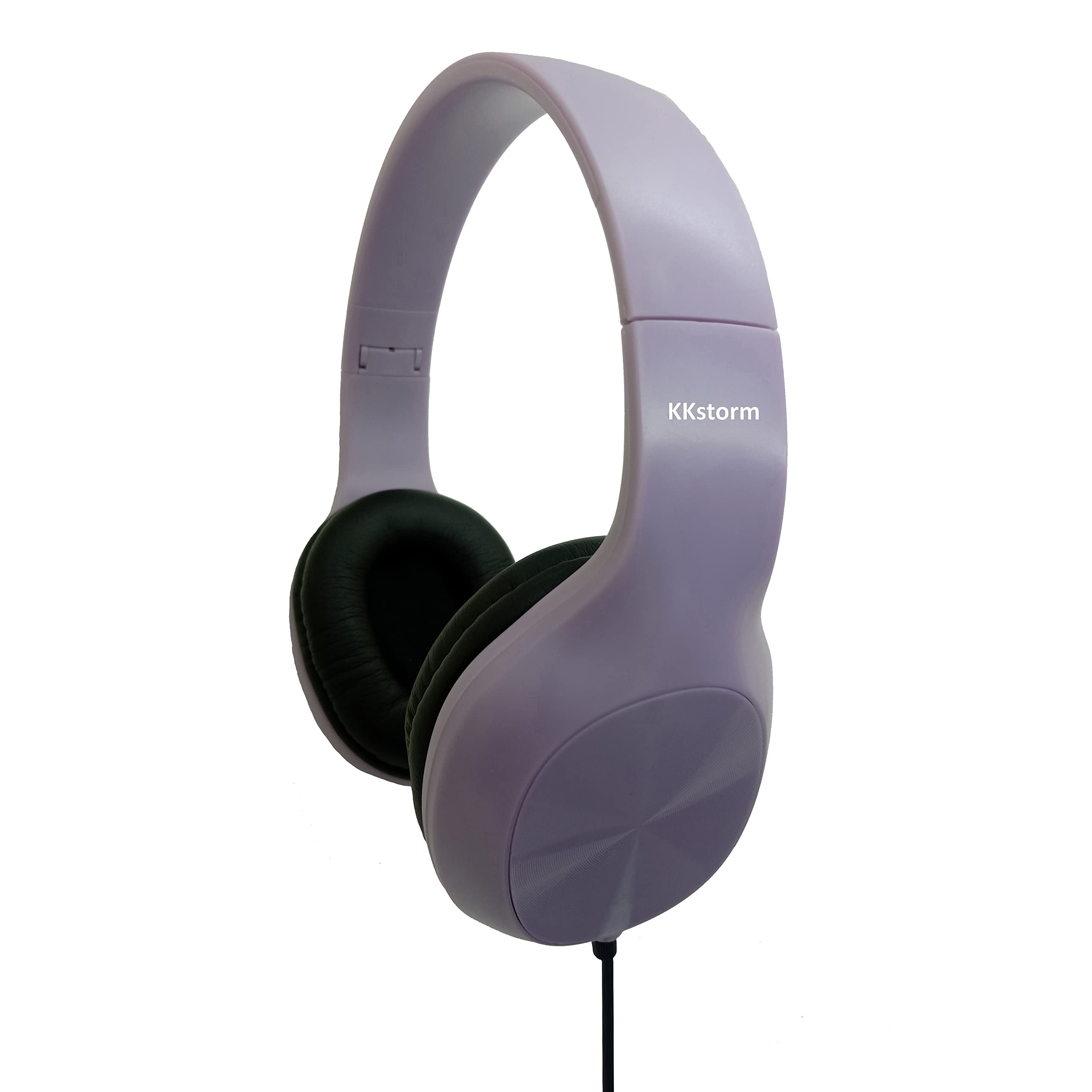 Noise Cancelling Headphones for Students - Durable Kids Headphones with Microphone, Unbreakable Design, Comfortable Fit (Purple) - Perfect for Online Classes, Studying & Gaming