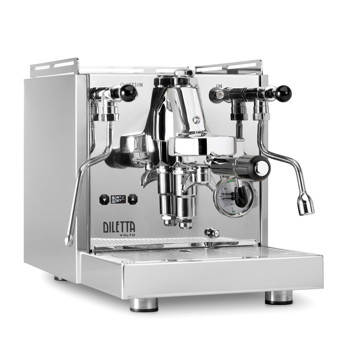 Diletta Alto Dual Boiler Espresso Machine with PID Temperature Control & Flow Adjustment | Professional Stainless Steel Coffee Maker with Shot Timer & Adjustable OPV | Perfect for Home Baristas & Coffee Shops