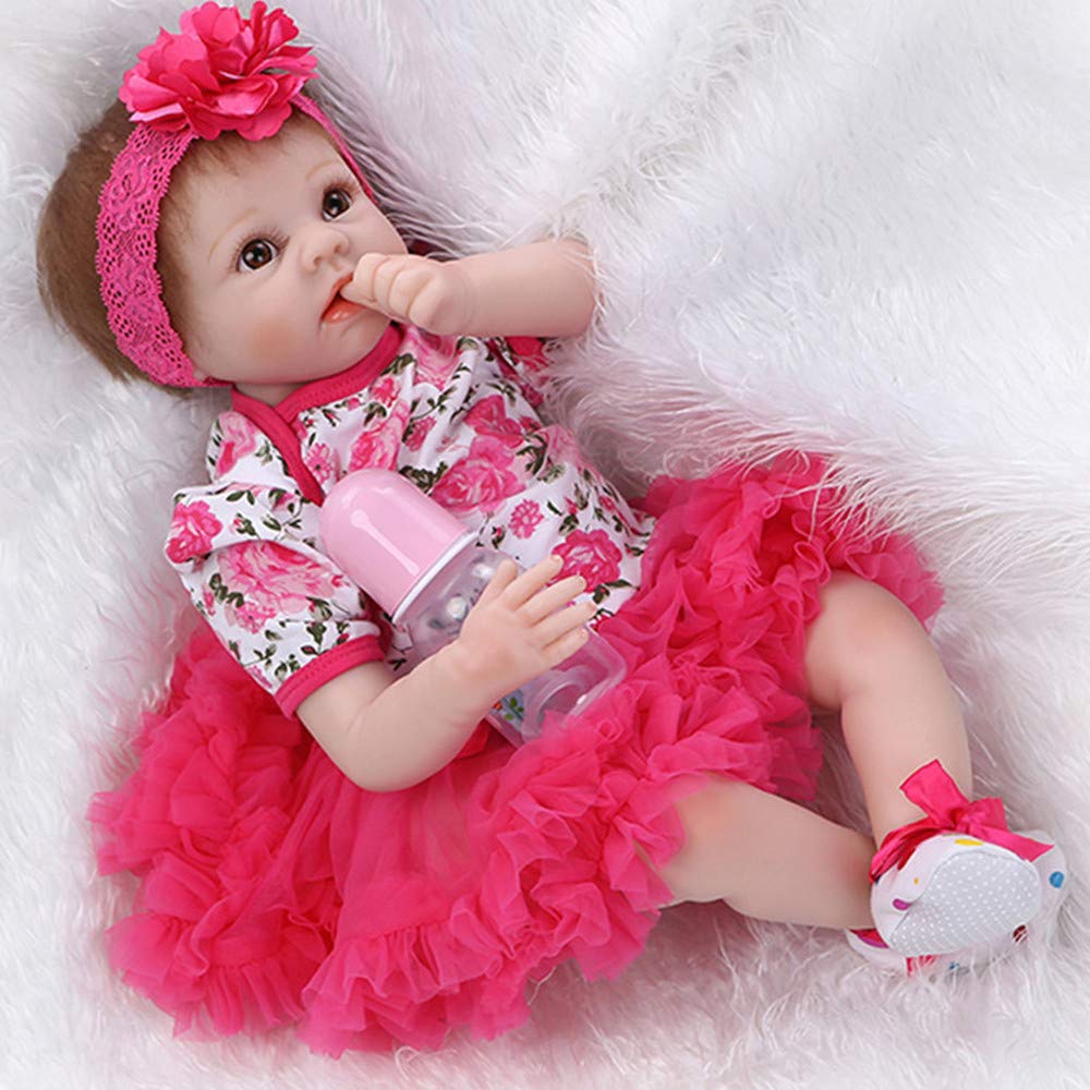 MAIHAO 17-22 Inch Reborn Baby Doll Clothes - Red Tutu Skirt Outfit for Newborn Doll Girls | Perfect for Playtime & Collecting