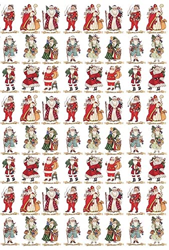 Mini Santas - 2 Sheets