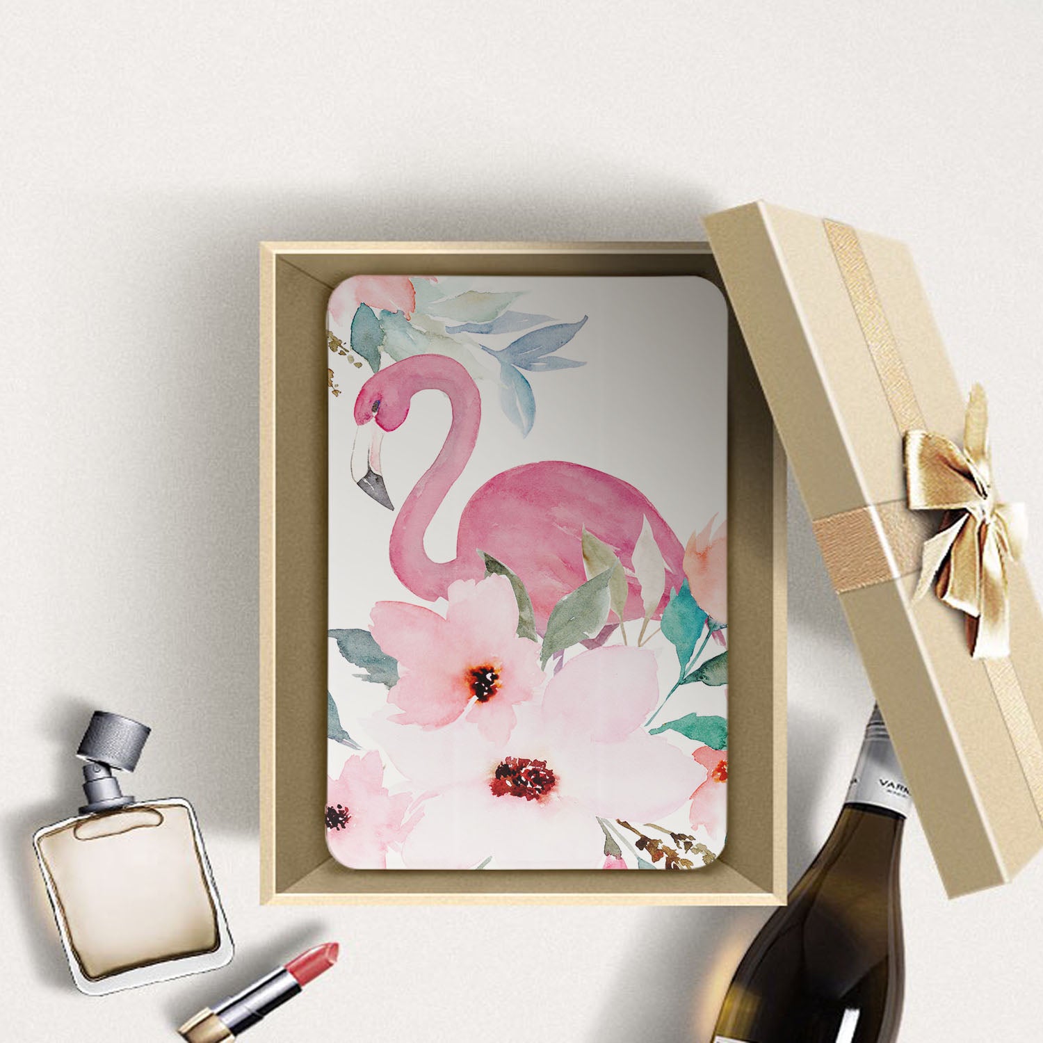 Samsung Tablet Case with Flamingo Design - Slim Protective Cover for Samsung Galaxy Tab A/S6/S7/S8 - Perfect for Work, School & Travel