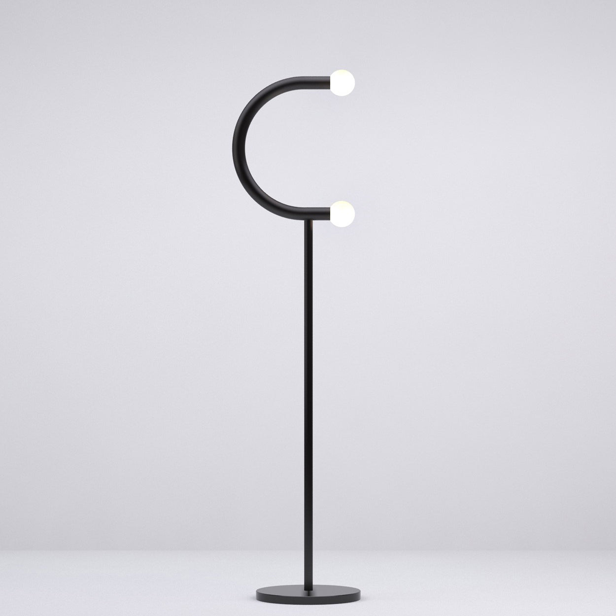 Modern C-Shaped Floor Lamp with Adjustable Height - Bright LED Reading Light for Living Room, Bedroom & Office - Stylish Home Decor Lighting Fixture