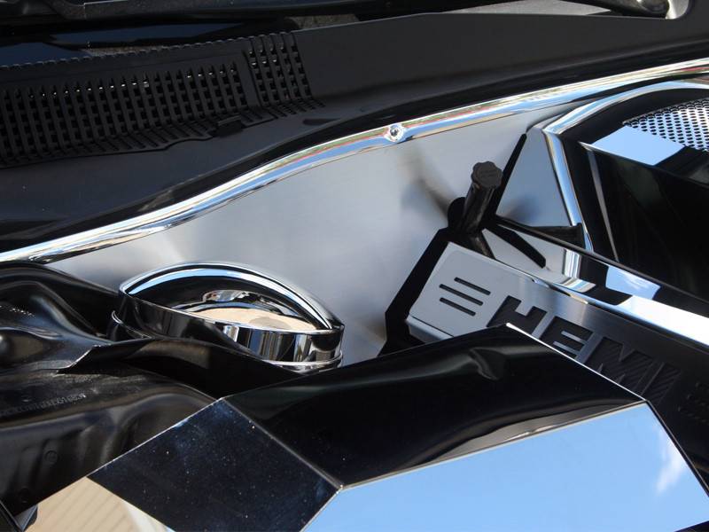 Polished Firewall Cover for 2009-2024 Dodge Charger & Chrysler 300 5.7L - American Car Craft - Engine Bay Protection & Custom Upgrade for Muscle Cars