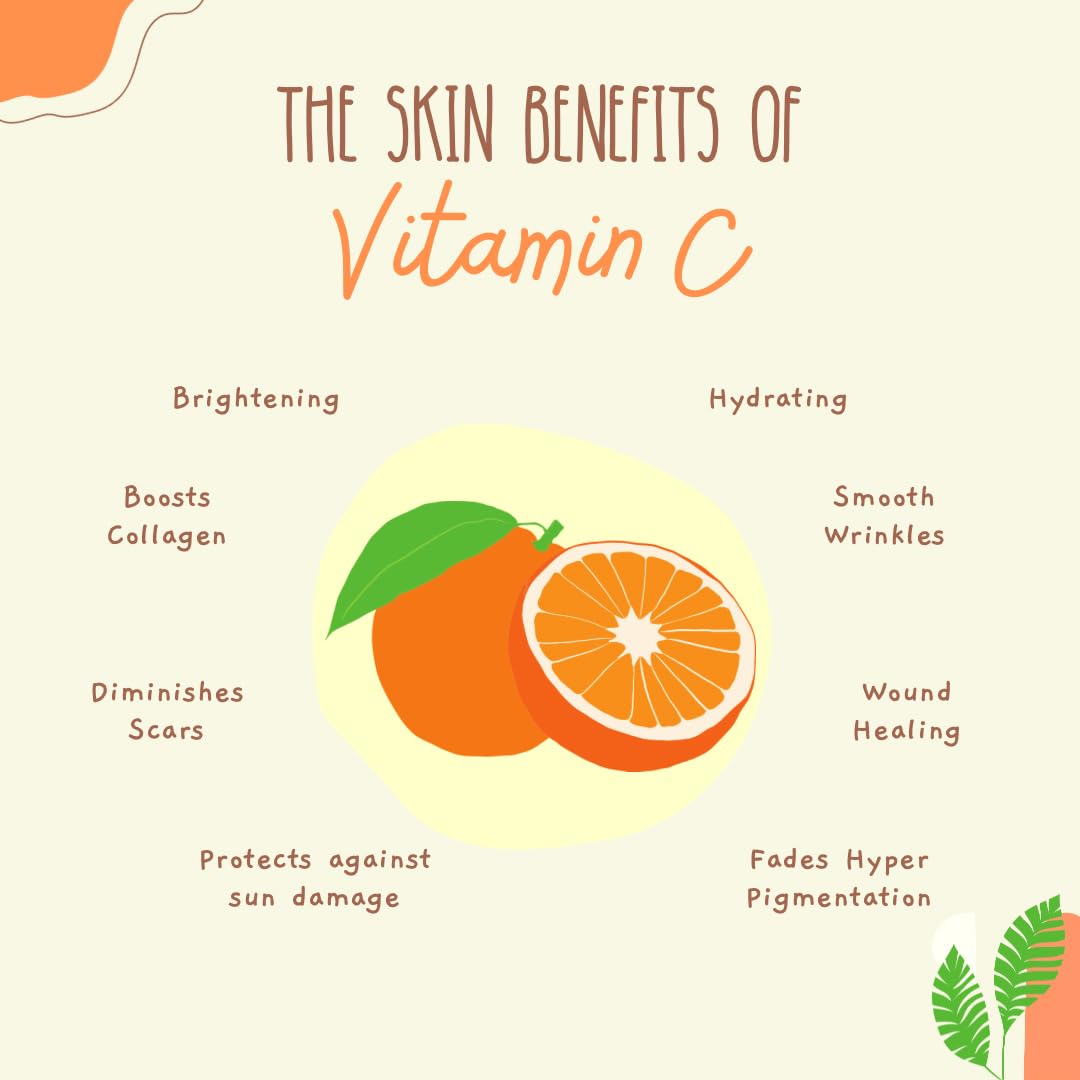 Vitamin C Face Cream for Brightening & Anti-Aging - Hydrating Day & Night Moisturizer for Glowing Skin - Perfect for Dry, Dull Skin & Dark Spot Treatment