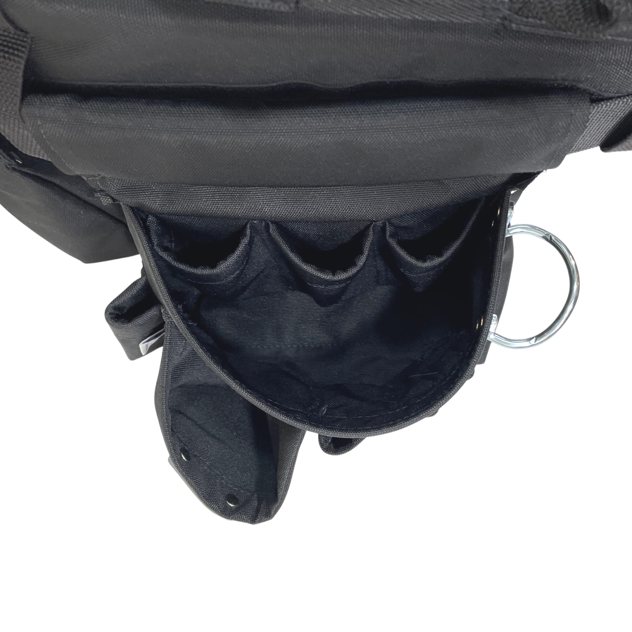 BOULDER BAG Ultimate Carpenter MAX Triple Combo Tool Belt with Comfort Back Support & Quick Release Buckle - Heavy Duty Construction Tool Bag for Professionals (Black, Small 24-27 Inches) | Made in USA | Perfect for Carpentry, Roofing & Construction Work