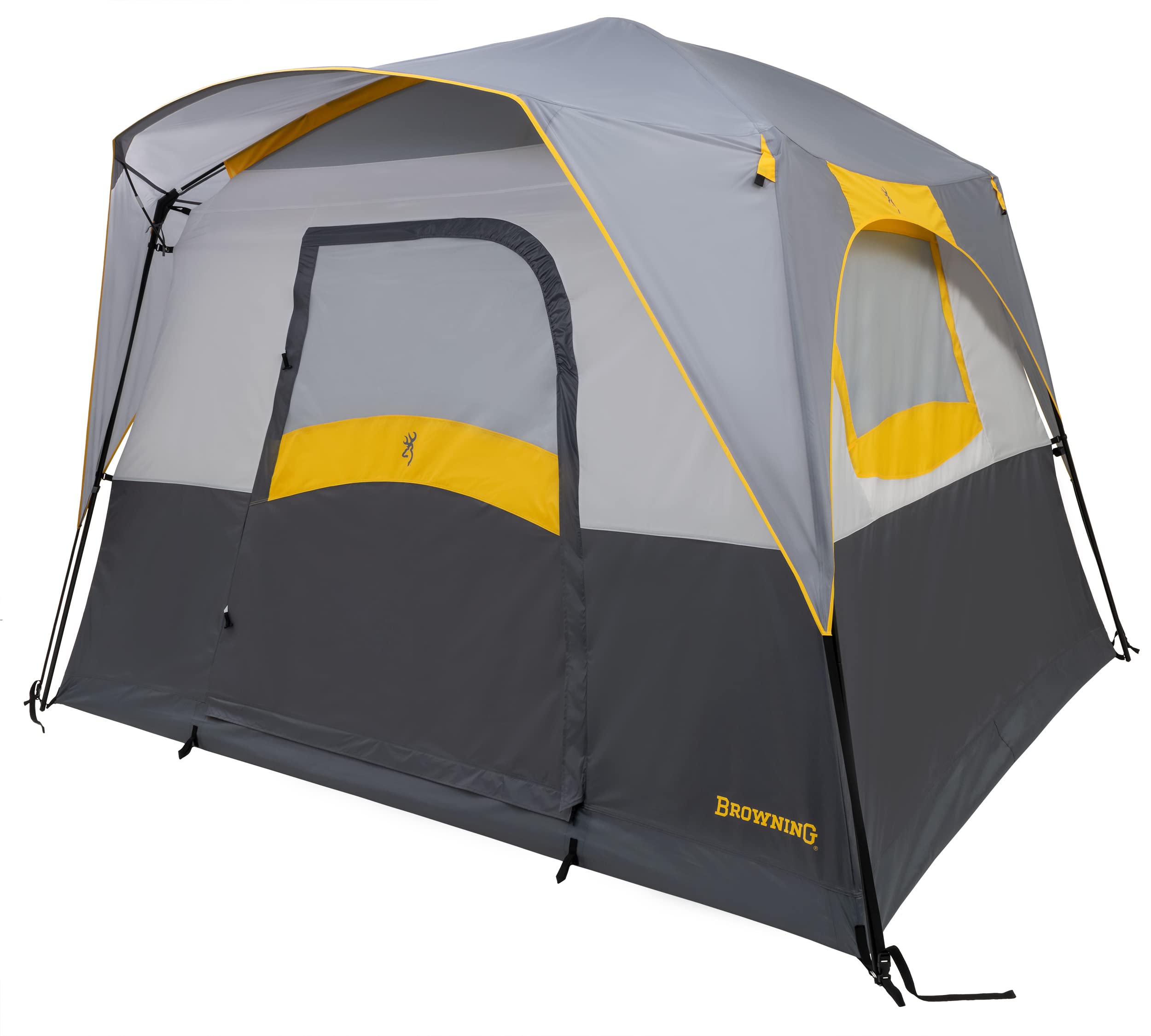 Browning Camping Big Horn Tent - 4 Person Waterproof Outdoor Tent for Hiking, Backpacking & Family Camping - Lightweight & Easy Setup for Adventures