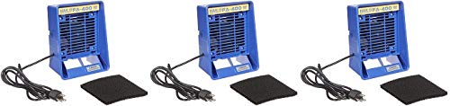 Hakko FA400-04 ESD-Safe Smoke Absorber 3-Pack - Professional Bench Top Fume Extractor for Soldering, Electronics Repair & DIY Projects