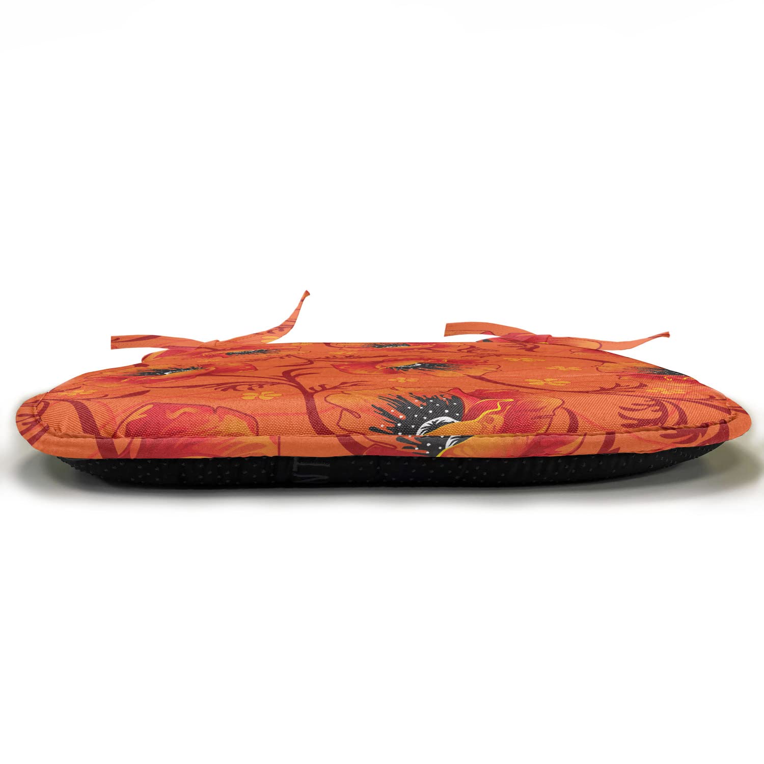 Ambesonne Bohemian Orange Chair Cushions Set of 12 - 16