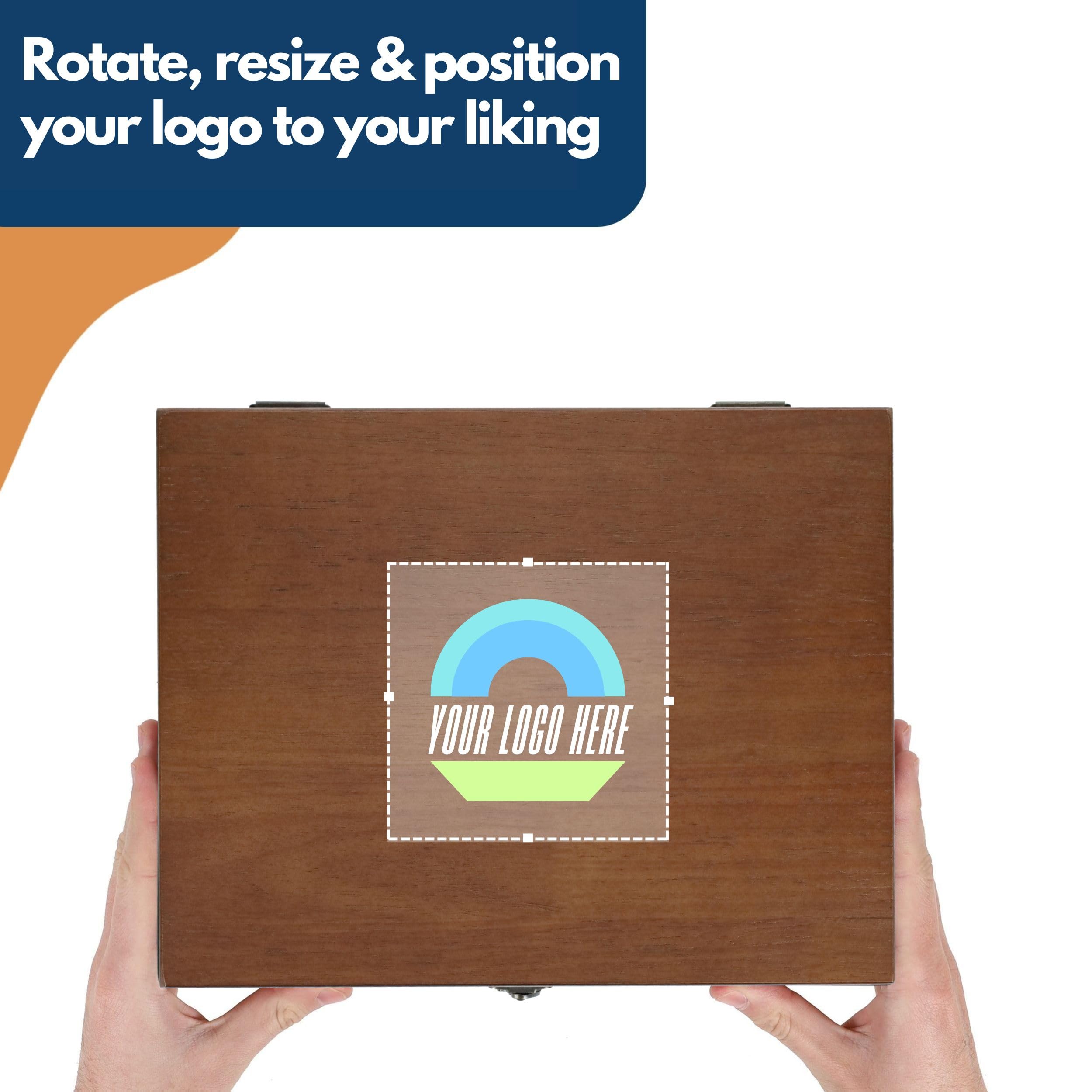 WE Games Wooden Treasure Box with Brass Latch - Walnut Finish for Jewelry Storage