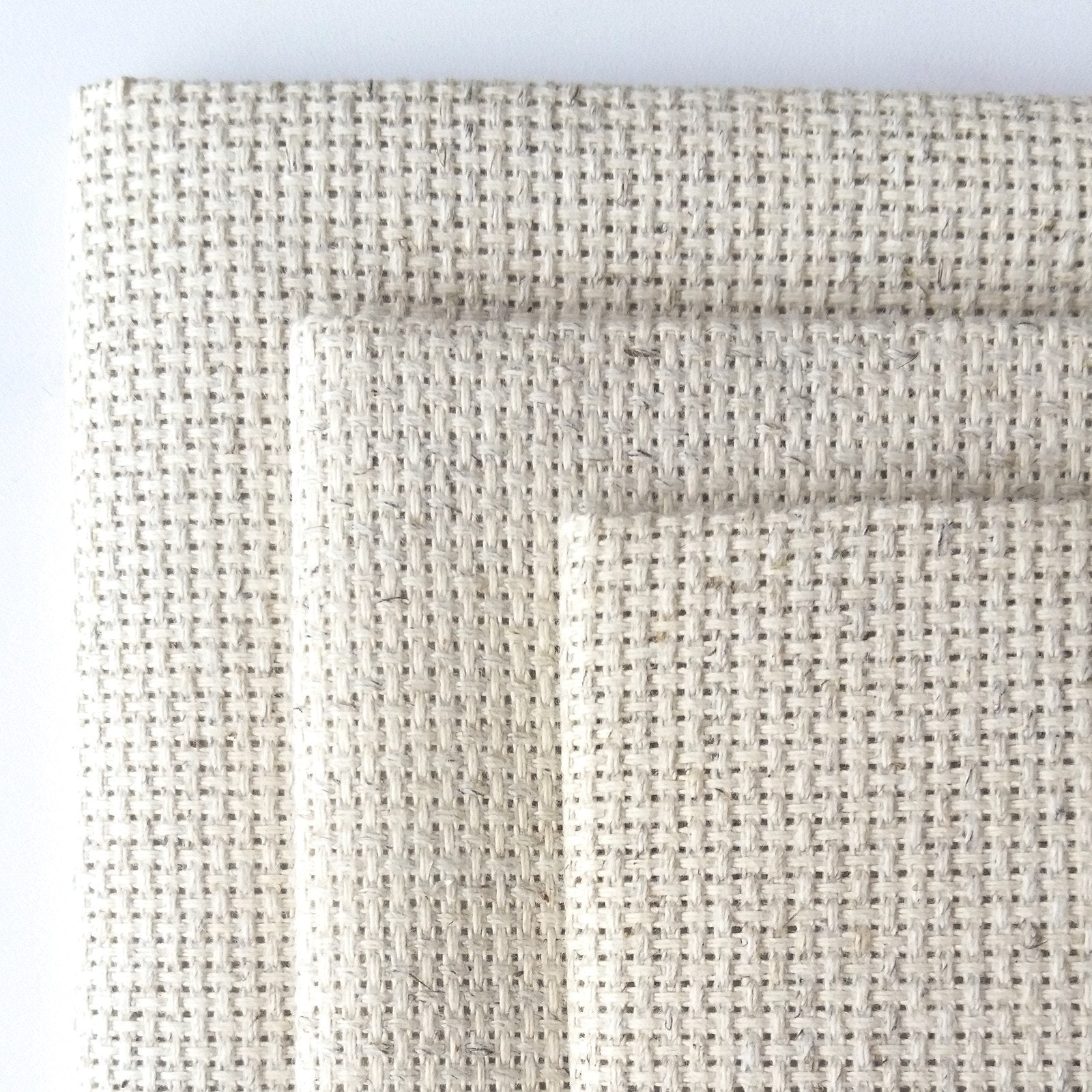 Premium Oatmeal Fiddler's Cloth Aida Cross Stitch Fabric - 14 Count Evenweave for Embroidery Projects - Perfect for DIY Needlework, Home Decor & Gift Making