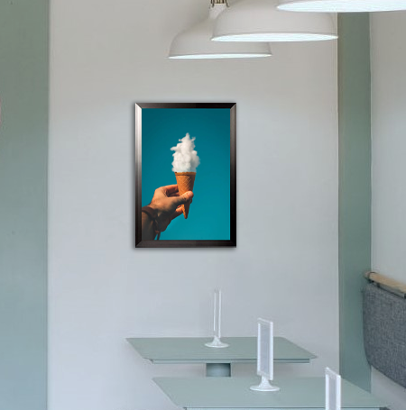 12x18 Poster Frame - SwingFrame Carbon Steel Display for Photos, Artwork & Posters - Perfect for Home, Office & Gallery Decor