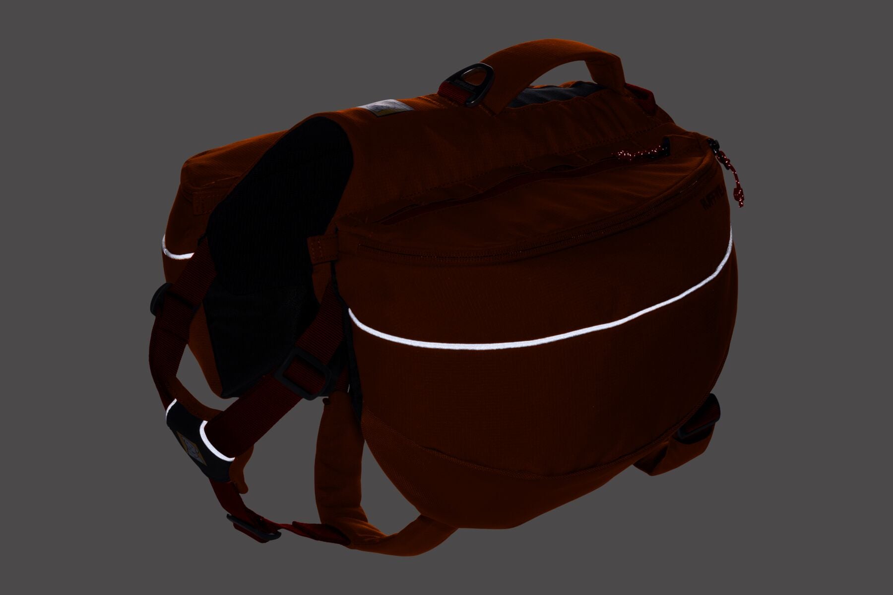 Ruffwear Approach Dog Pack - Campfire Orange, Adjustable Saddlebag for Hiking, Camping & Outdoor Adventures with Your Canine Companion