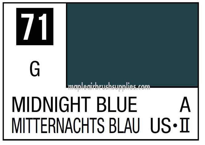 Mr. Color Midnight Blue Acrylic Paint - Premium Model & Hobby Paint for Miniatures, Figures & Crafts - Perfect for Airbrushing & Hand Painting