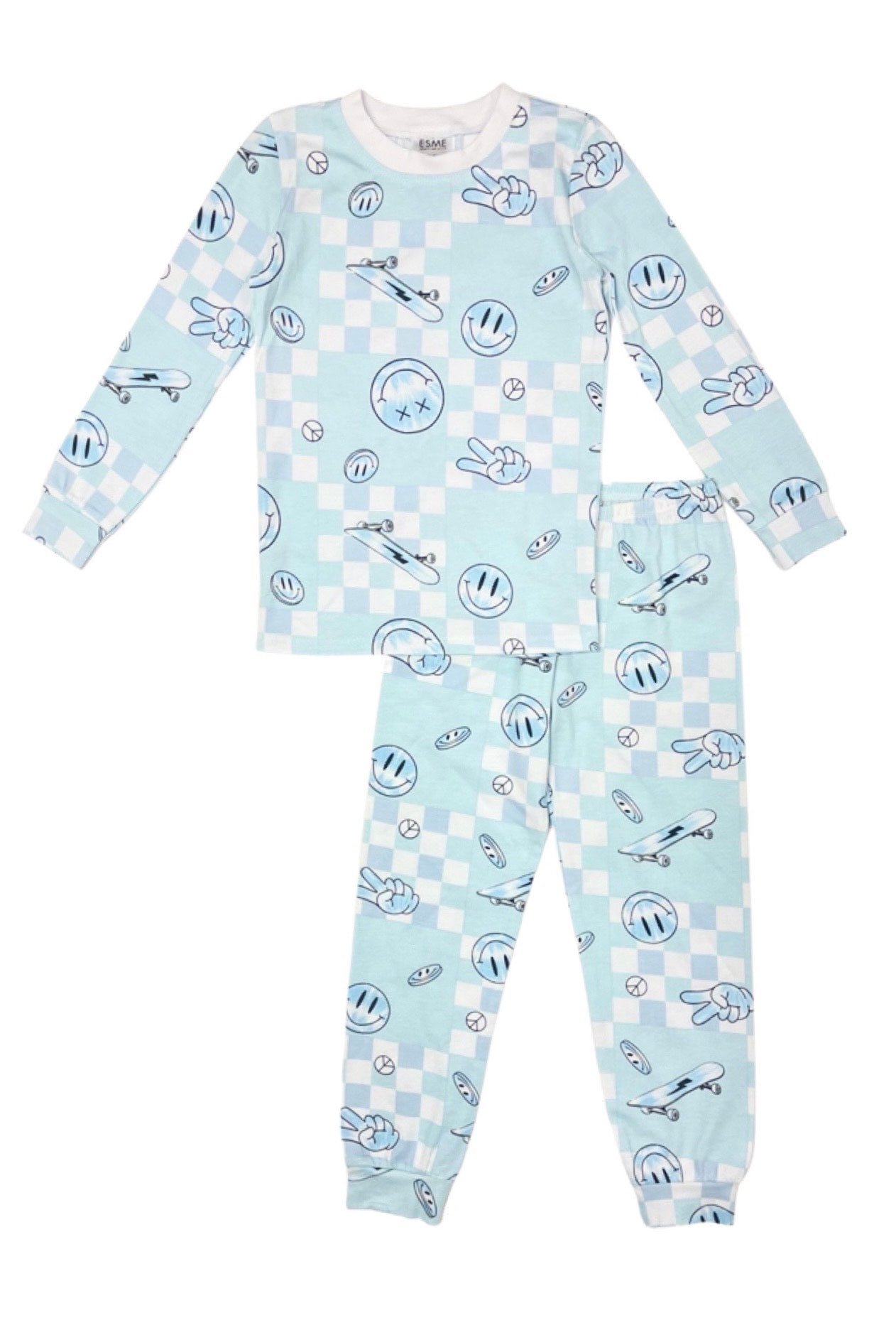 Peace Out Long Sleeve Set - Women's Cozy Loungewear for Relaxing at Home & Casual Outings