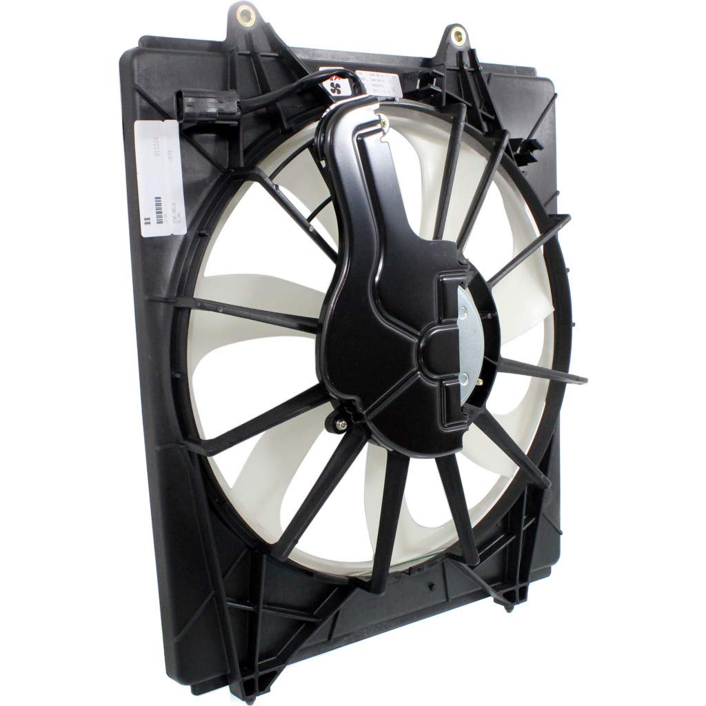 2011-2017 Honda Odyssey AC Condenser Fan Assembly Replacement - Single Fan Compatible with HO3113131 & 38616RV0A01-PFM | Perfect for Summer Cooling & AC System Repair
