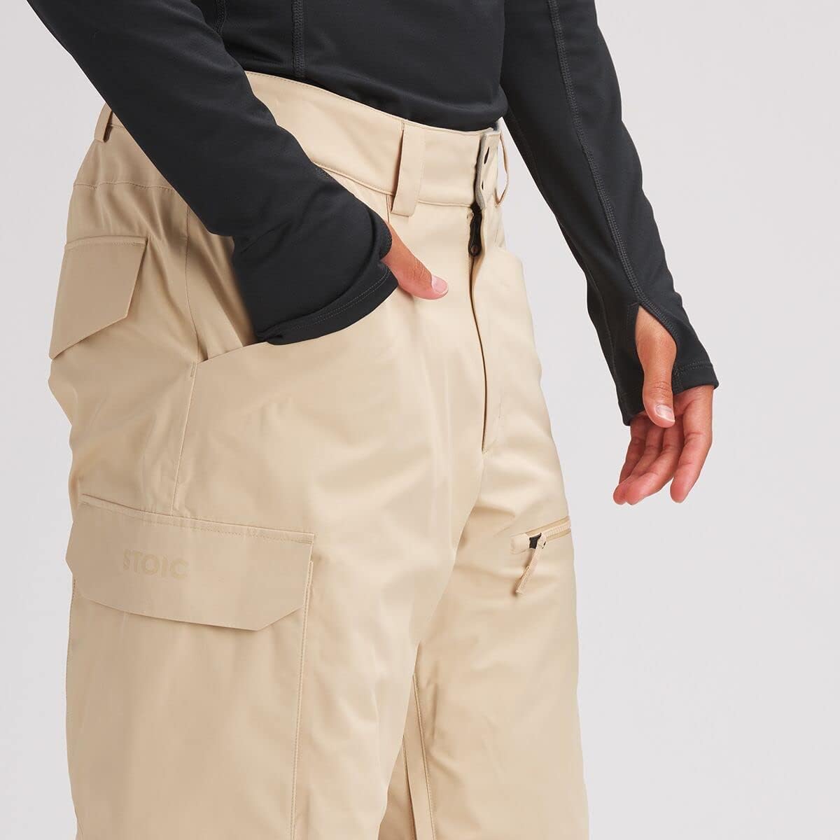 Men's Insulated Snow Pants - Waterproof Winter Ski Pants for Men - Warm Thermal Snowboarding Trousers for Cold Weather - Perfect for Skiing, Snowboarding & Outdoor Winter Activities