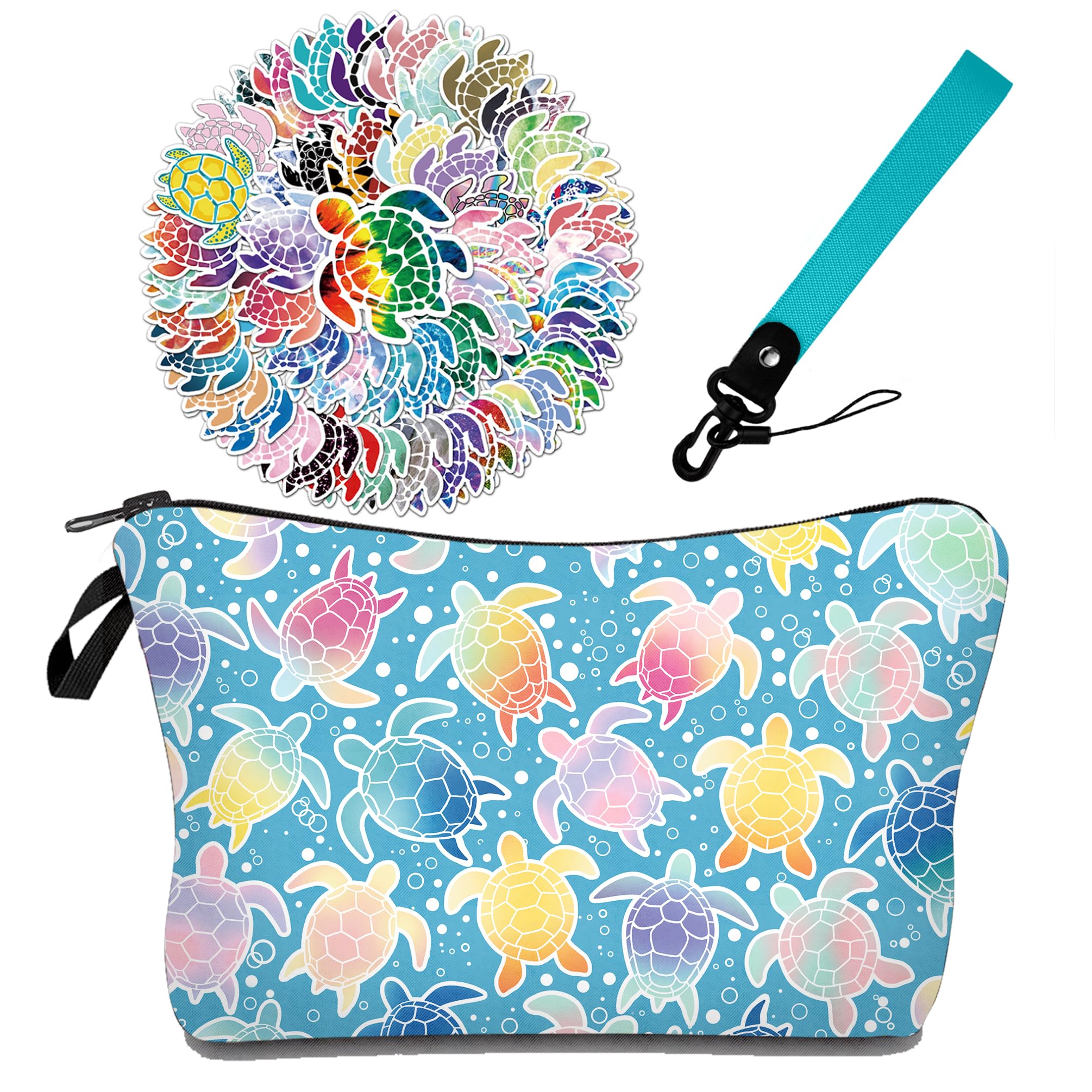 Giancomics Women's Cosmetic Bags - Small Cute Makeup Travel Organizer with Zipper, Toiletry Pouch for Purse, Gym & Vacation Essentials | Perfect for Daily Use, Traveling & Gift Giving