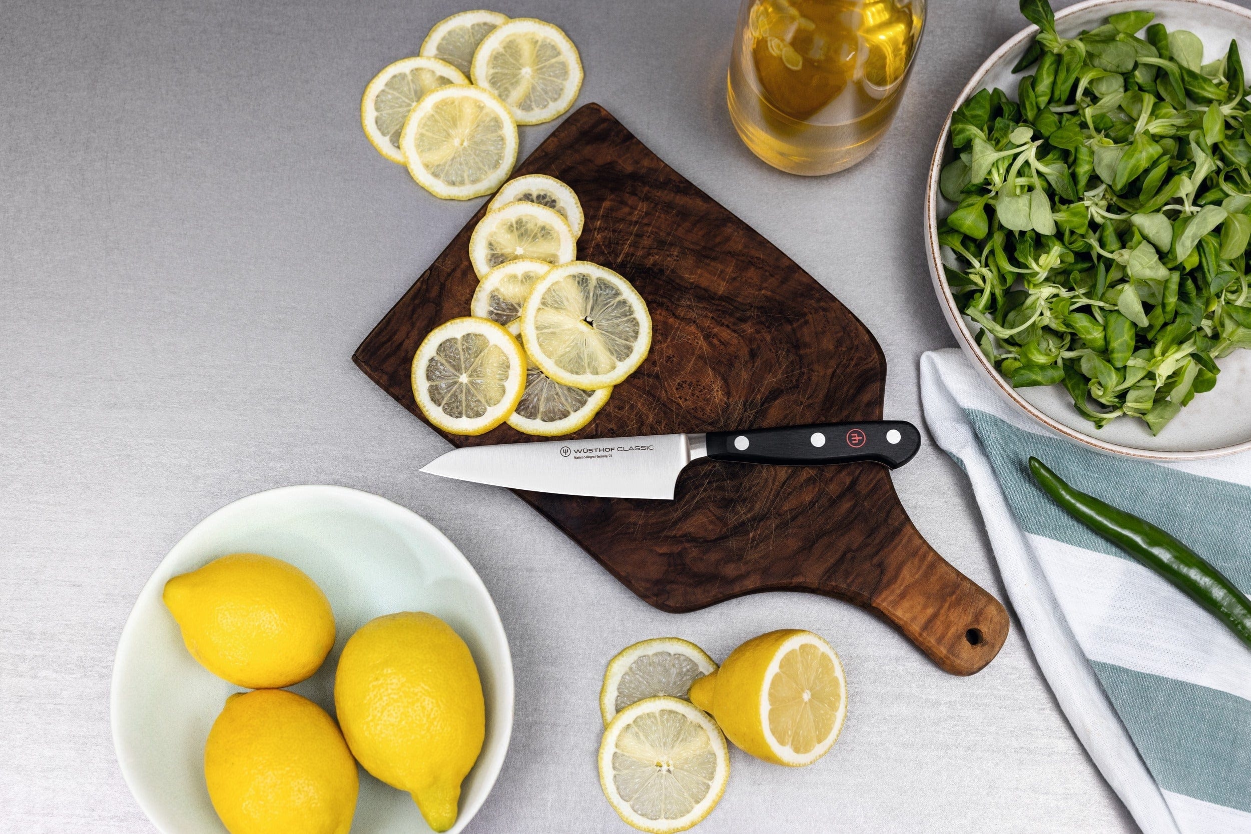 Wusthof Classic 4.5 Inch Asian Utility Knife - High Carbon Stainless Steel Kitchen Knife for Slicing, Chopping and Dicing - Perfect for Home Chefs and Professional Kitchens