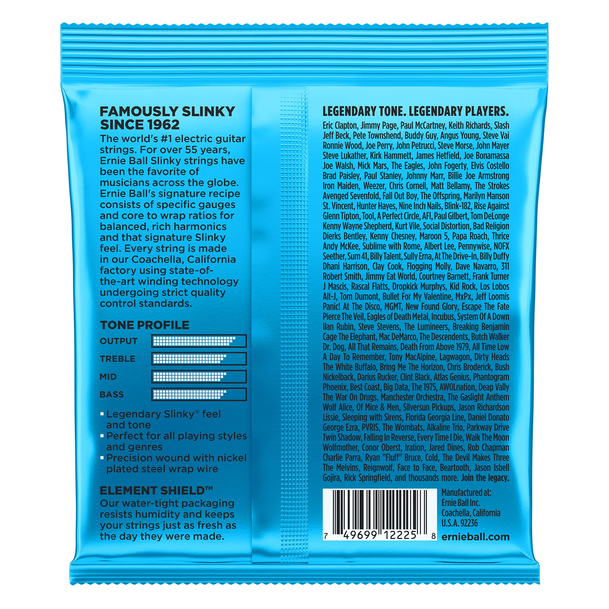 Ernie Ball P02225 Extra Slinky Electric Guitar Strings - Nickel Wound (Lot of 4) | Perfect for Rock, Blues & Metal Performances