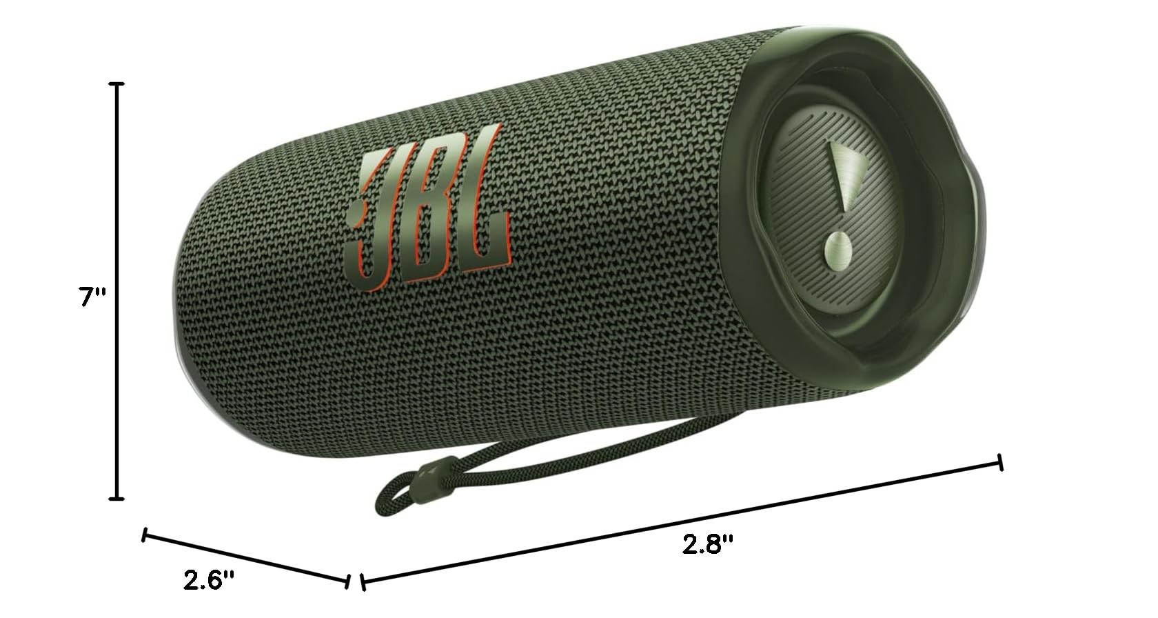 JBL Flip 6 Portable Bluetooth Speaker - Powerful Sound with Deep Bass, IPX7 Waterproof, 12-Hour Playtime, JBL PartyBoost for Multi-Speaker Pairing | Perfect for Home, Outdoor, Travel & Pool Parties (Green)