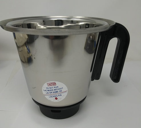 Premium Tabakh Lite/D Lite Indian Mixer Grinder Jars - Heavy Duty Stainless Steel Blender for Chutneys, Spices & Smoothies - Perfect for Indian Cooking & Home Kitchen Use