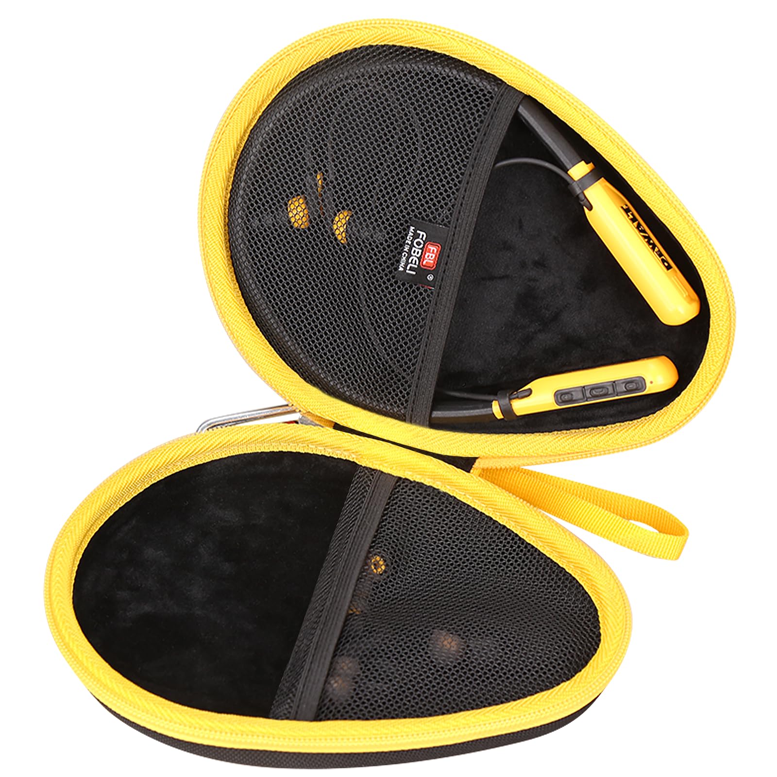 Durable Hard Carrying Case for DEWALT Wireless Bluetooth Neckband Headphones - Protective Storage for 2-in-1 Neckband Headphones with Built-in Speakers | Perfect for Construction Sites, Workshops & Outdoor Activities