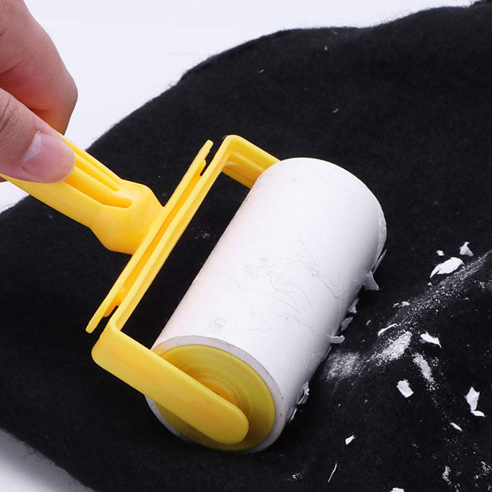 Pet Hair Remover Brush - 2 Pack Sticky Lint Roller for Clothes & Pet Supplies - Home & Travel Use