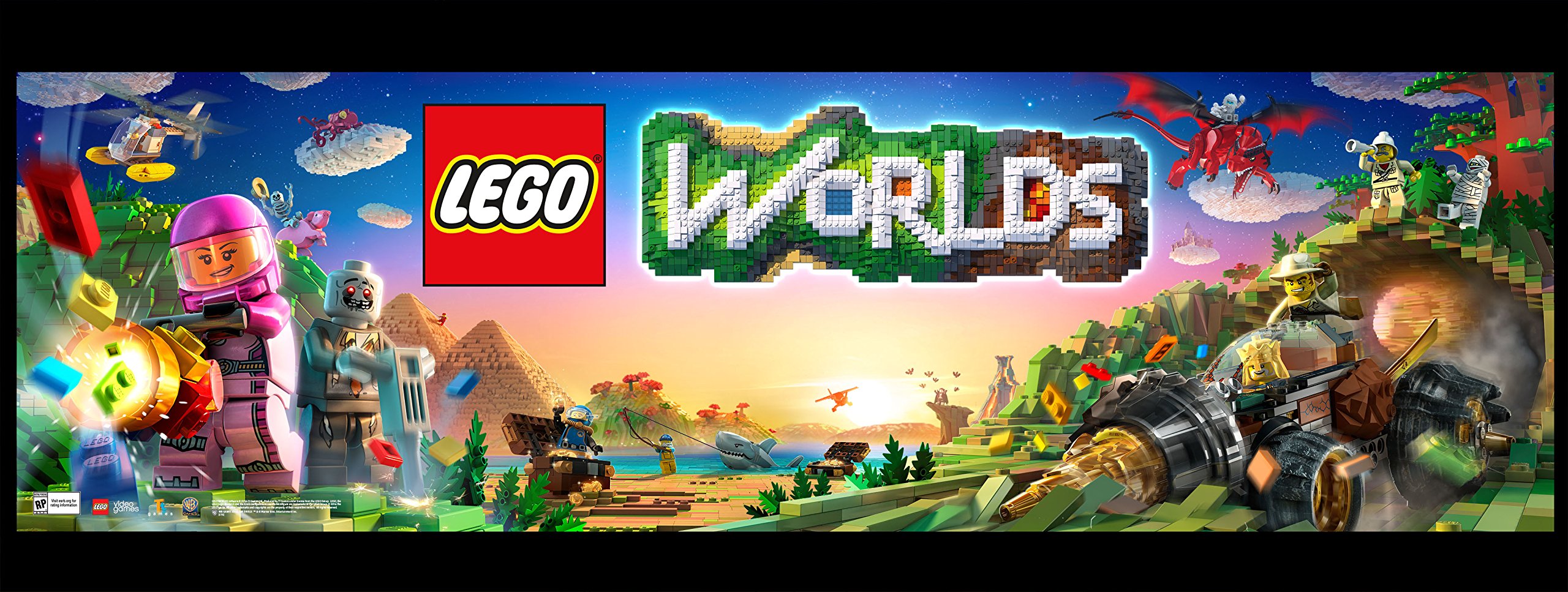 Lego Worlds for Nintendo Switch - Open-World Building Adventure Game - Perfect for Kids & Family Fun
