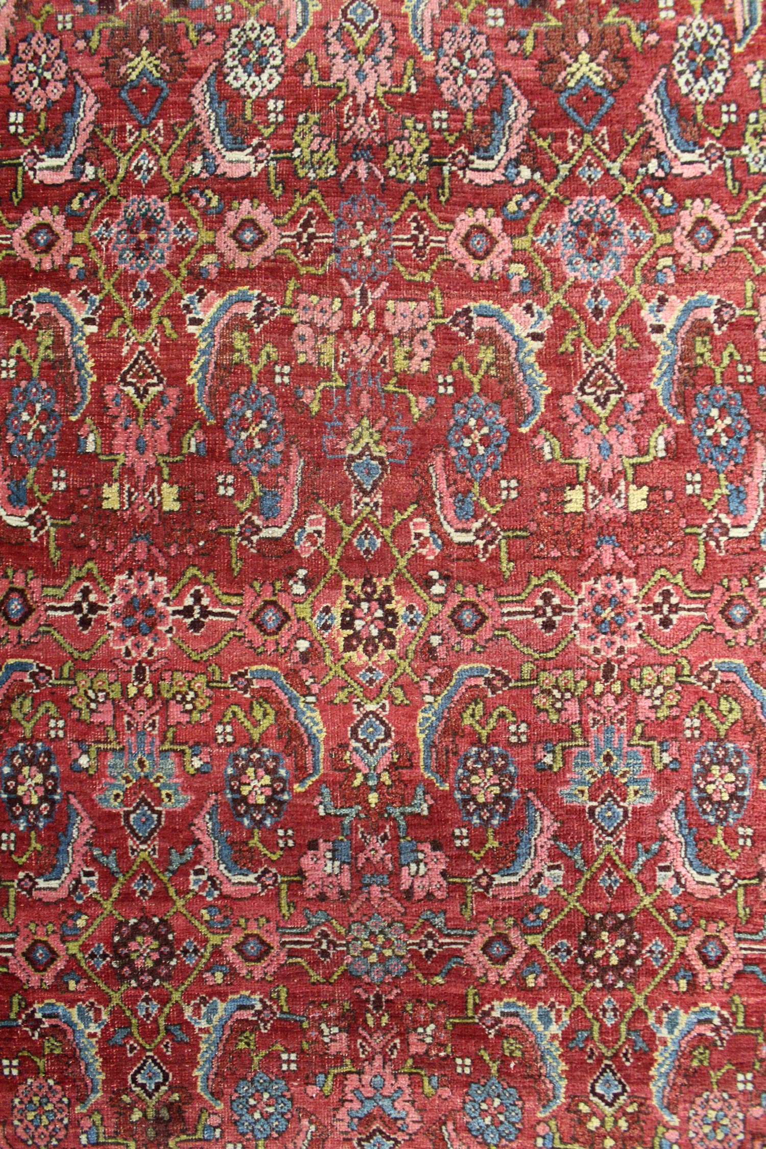 Antique Bijar Handwoven Tribal Rug JF8473 - Authentic Persian Wool Carpet for Living Room, Bedroom & Home Decor