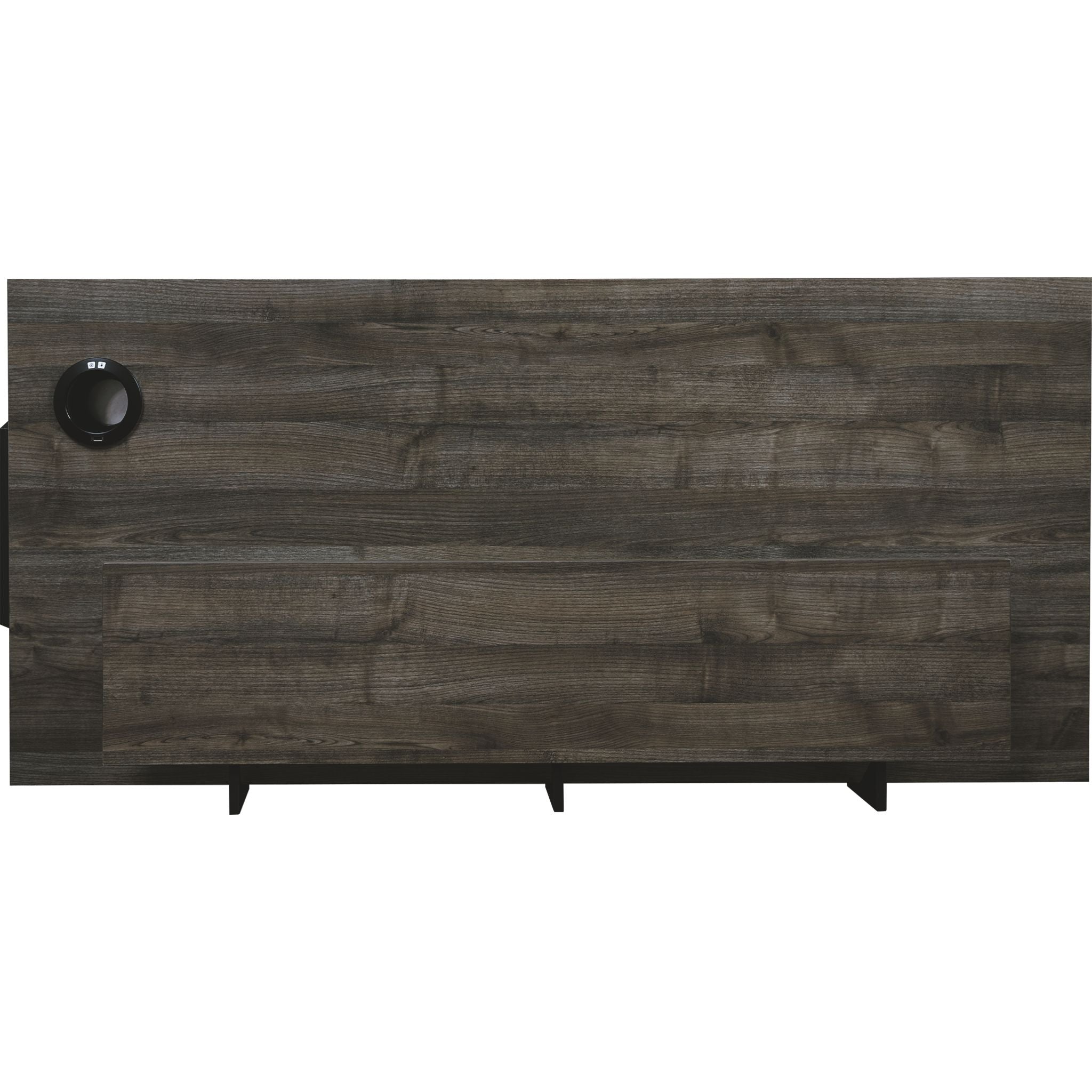 Barolli Gaming Desk - Gunmetal Finish, Ergonomic Design for PC & Console Gamers - Perfect for Home Office & Streaming Setup