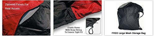 **Weatherproof Jet Ski Cover for 2020 SEA DOO GTI 130 - Heavy-Duty Waterproof Protection - UV Resistant, Trailerable - Includes Storage Bag & Straps - Ideal for Outdoor Storage & Transport**