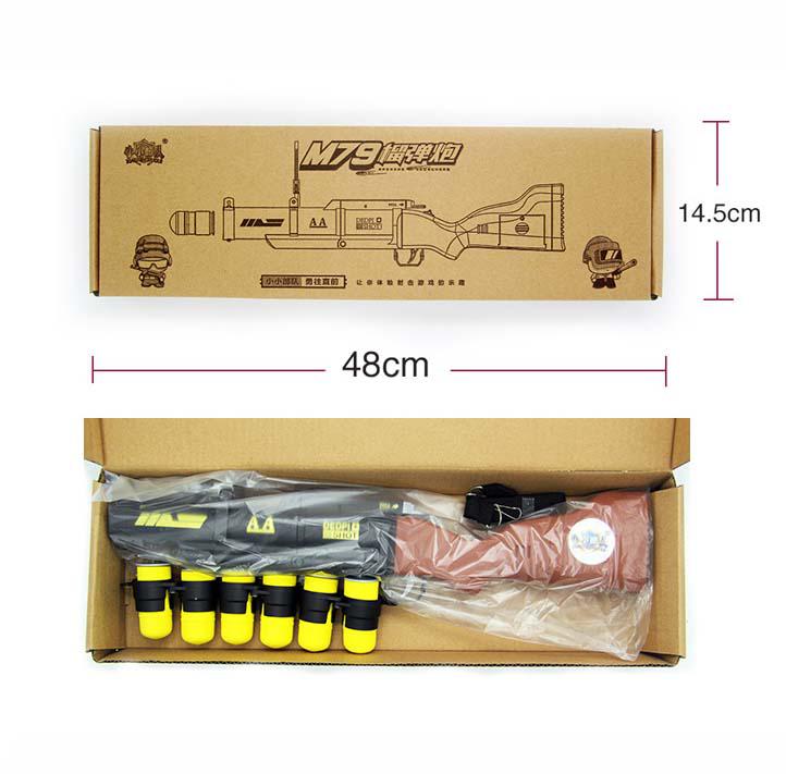 M79 Soft Bullet Grenade Launcher Toy Blaster - Foam Dart Blaster Gun for Outdoor Play, Nerf Battles & Backyard Games - Safe Foam Ammo for Kids & Adults
